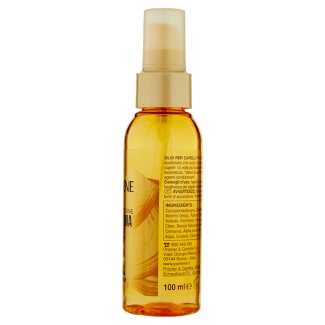 Pantene Pro-V X Moschino Olio Protezione Cheratina Rigenera e Protegge 100 ml